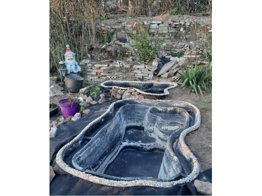 Teichschale im Gartenbau