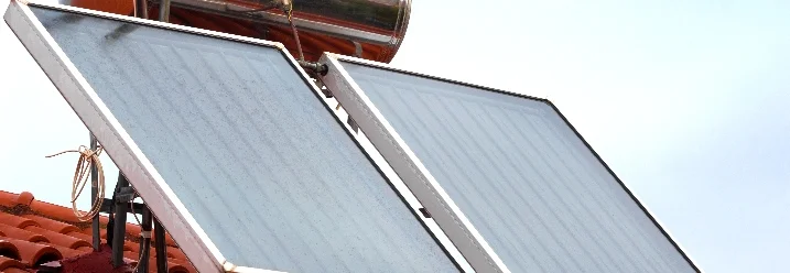 Solaranlage auf einem Dach