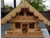 Modell eines Holzhauses
