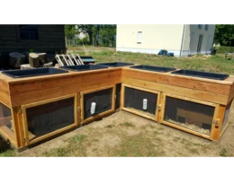 Meerschweinchen-Hochbeet