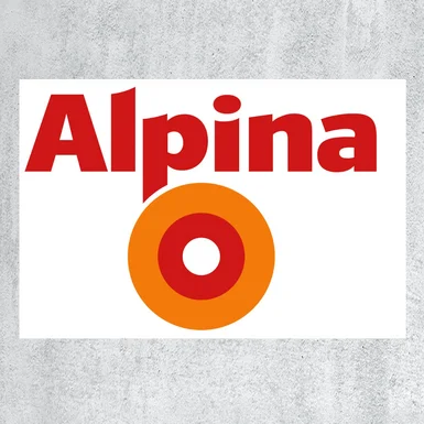 Rotes Logo mit Kreisformen