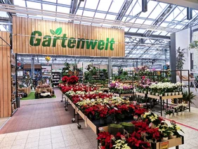Foto vom Eingang der Gartenwelt in Marl