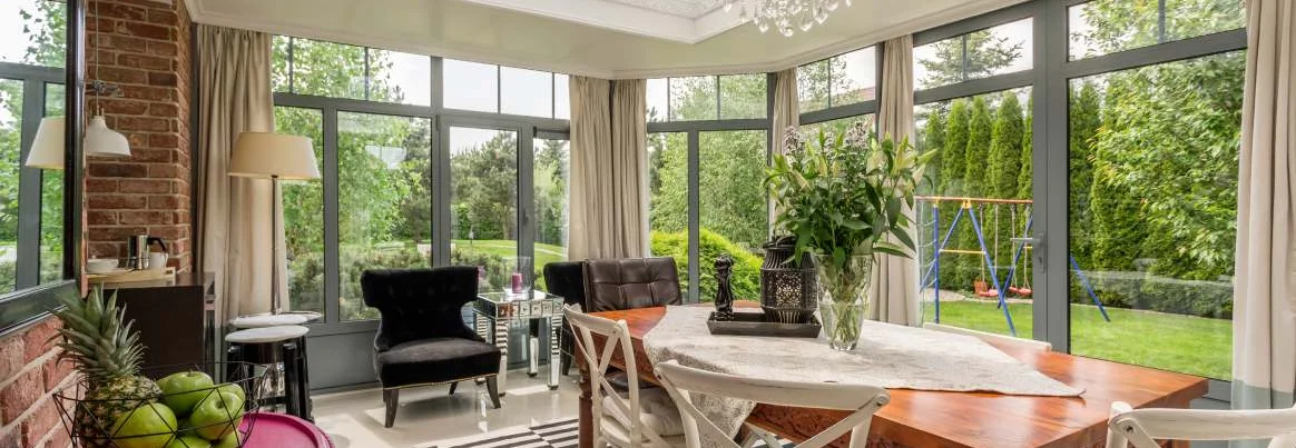 moderner Wintergarten