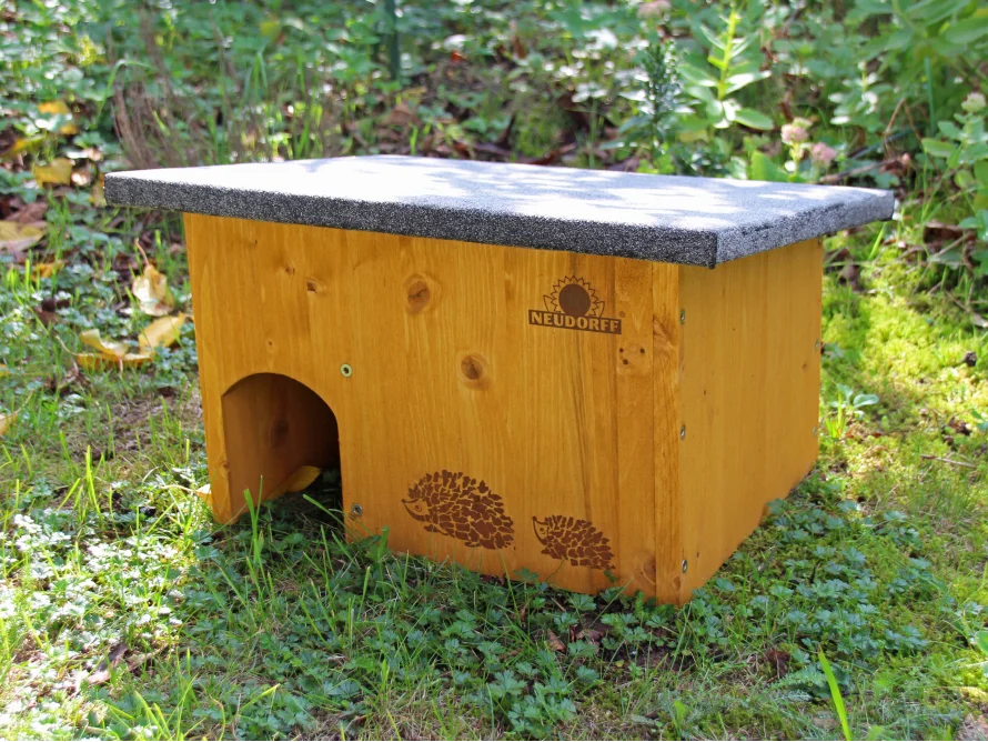 Igelhaus zusammengebaut