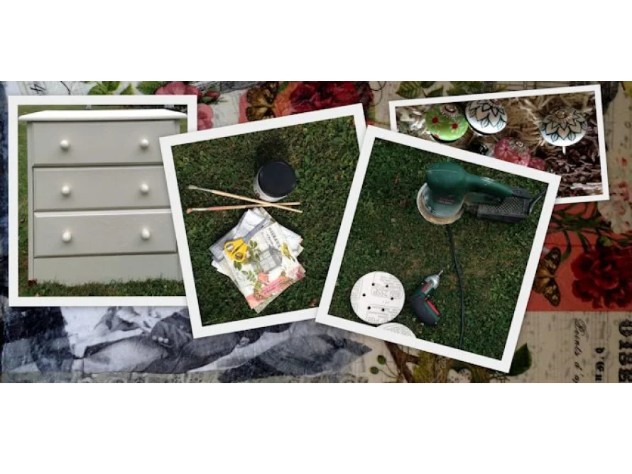 Kommode, Farbe, Schleifgerät