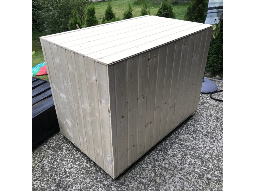 Gartenhaus-Rohbau aus Holz