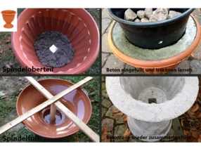 Beton-Pflanztöpfe selber gießen