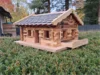 Vogelhaus im Blockhaus-Stil