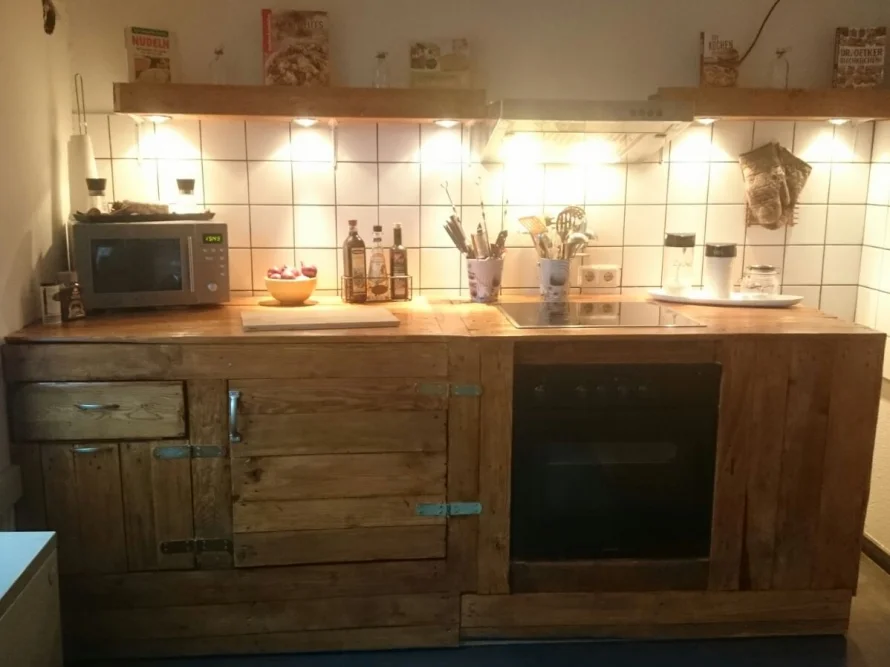 Küche aus Europaletten