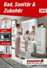 Ein Mensch und ein Kind putzen sich in einem modernen Badezimmer die Zähne.