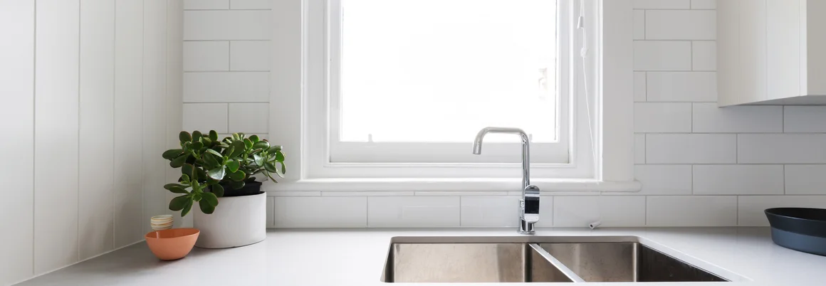 Spüle mit zwei Becken