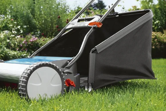 Rasenmäher mit Fangkorb