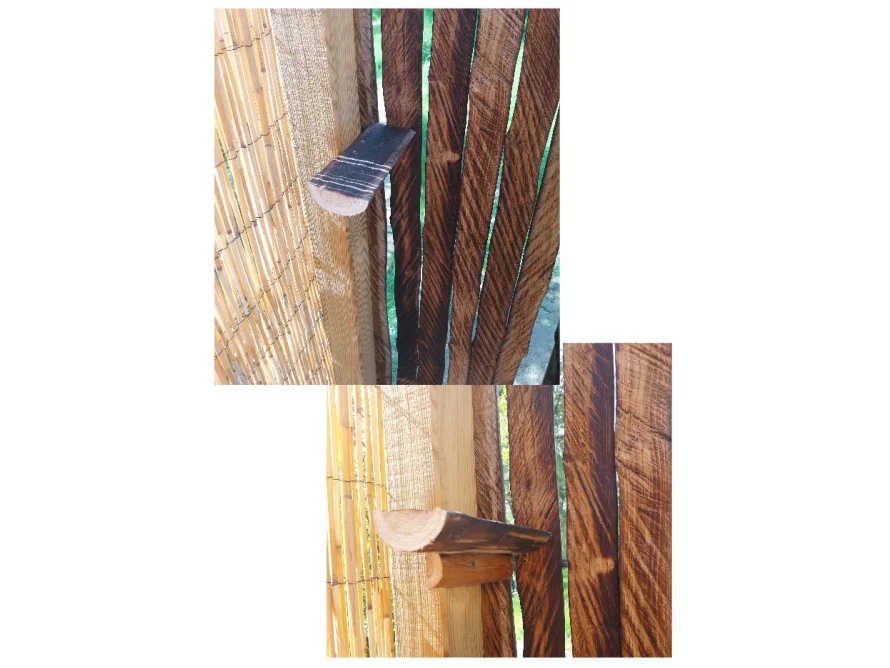 Holzgerüst für Gartenhaus