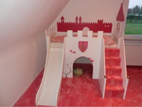 Bettverkleidung "Prinzessinenschloss"