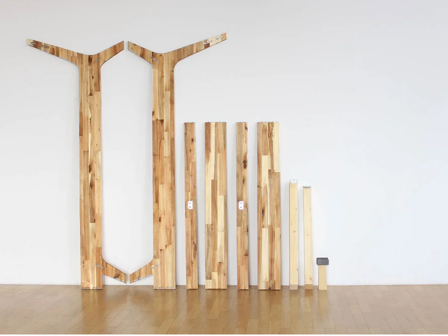 Holzlatten für ein Bettgestell