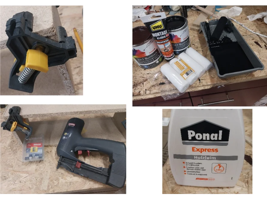 Materialien zum Bauen mit Holz