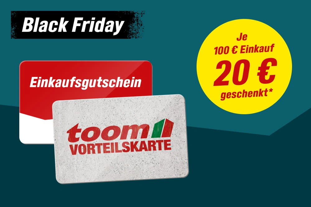 Je 100 € Einkaufswert 20 € geschenkt!*