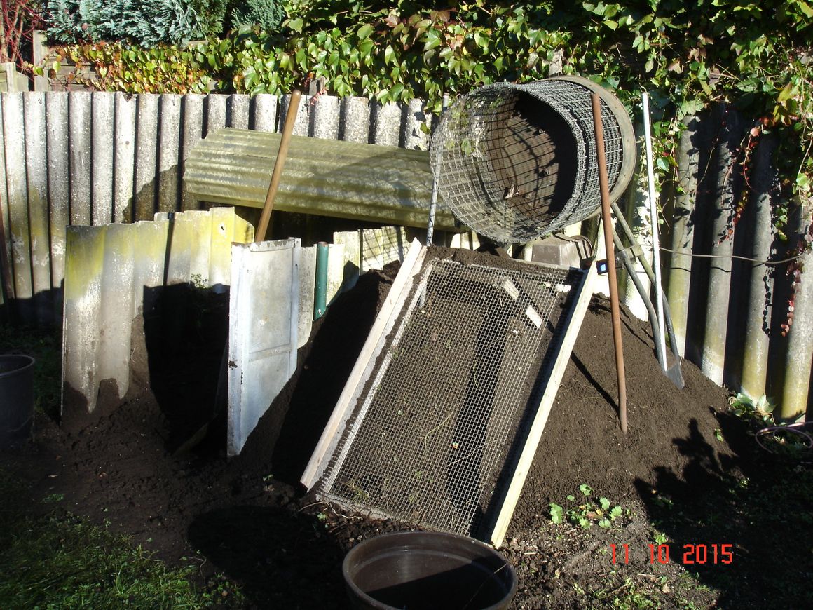 Motorisiertes Kompostsieb