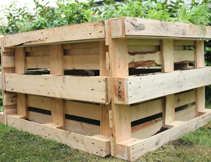 Hochbeet aus Holz