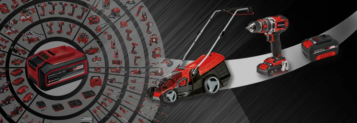 Verschiedene Akku- und Gartengeräte