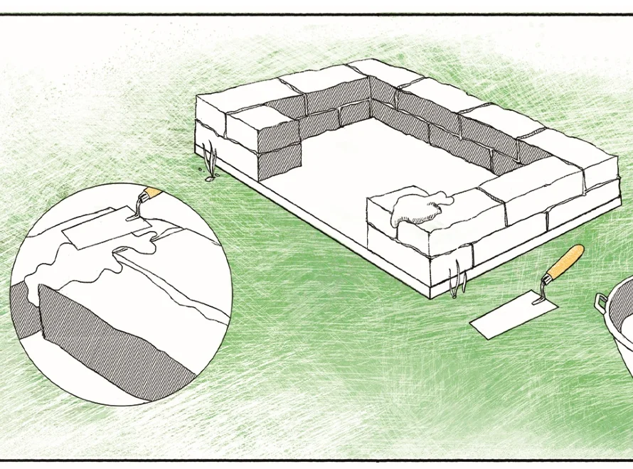 Bauanleitung Steingrill mit Kelle