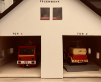 Kinder Feuerwehrhaus 