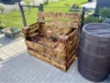 Rustikale Gartenbank aus Palettenholz