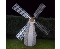 Windmühle aus Aluminium