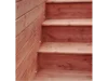 Holztreppe mit Beleuchtung