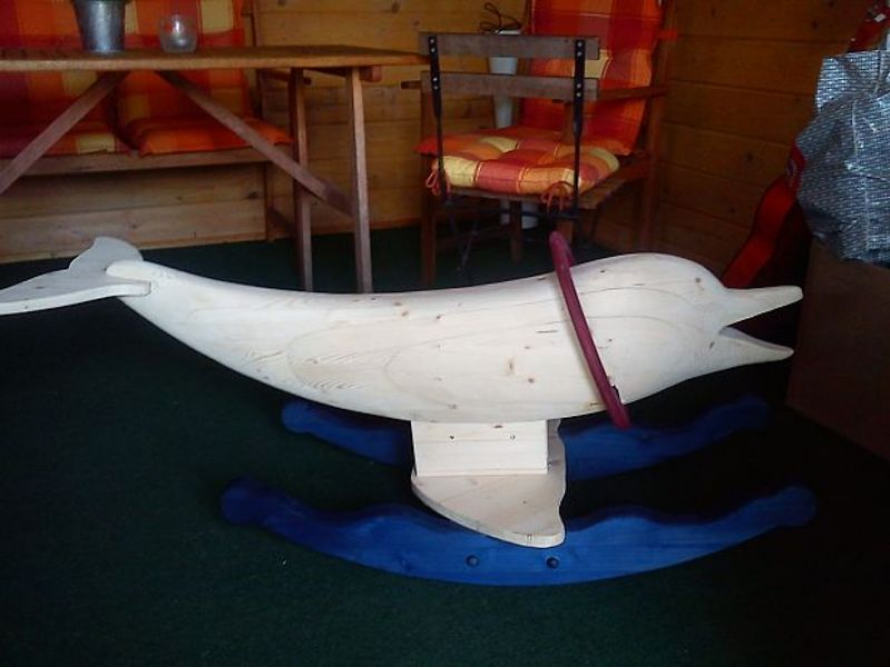 Ein Schaukeldelphin