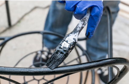 RT Gartenmoebel reinigen Metall 20 22 717 467 Metallstuhl lackieren