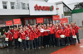 Toom Gruppenfoto Ausbildung bei toom