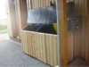 Holzverkleidung für Mülltonnen