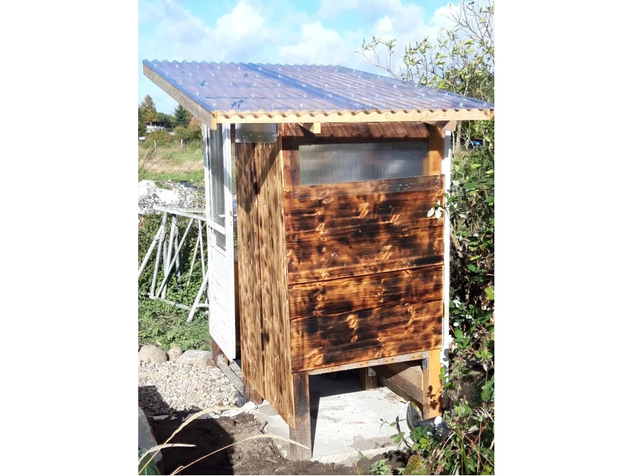 Gartenhaus-Rohbau aus Holz