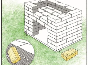 Bau eines gemauerten Grills