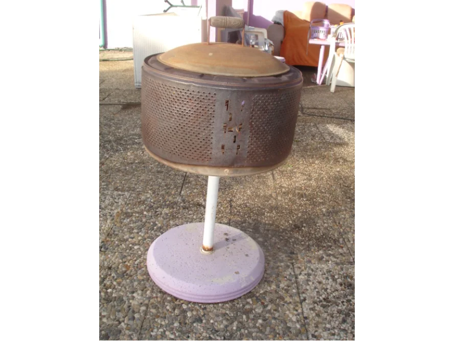 Feuerstelle aus Waschmaschinentrommel