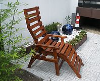 Holz-Relaxstuhl