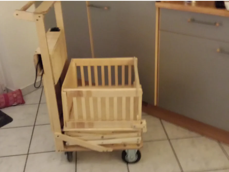 Trolley, Rollwagen mit Hubfunktion