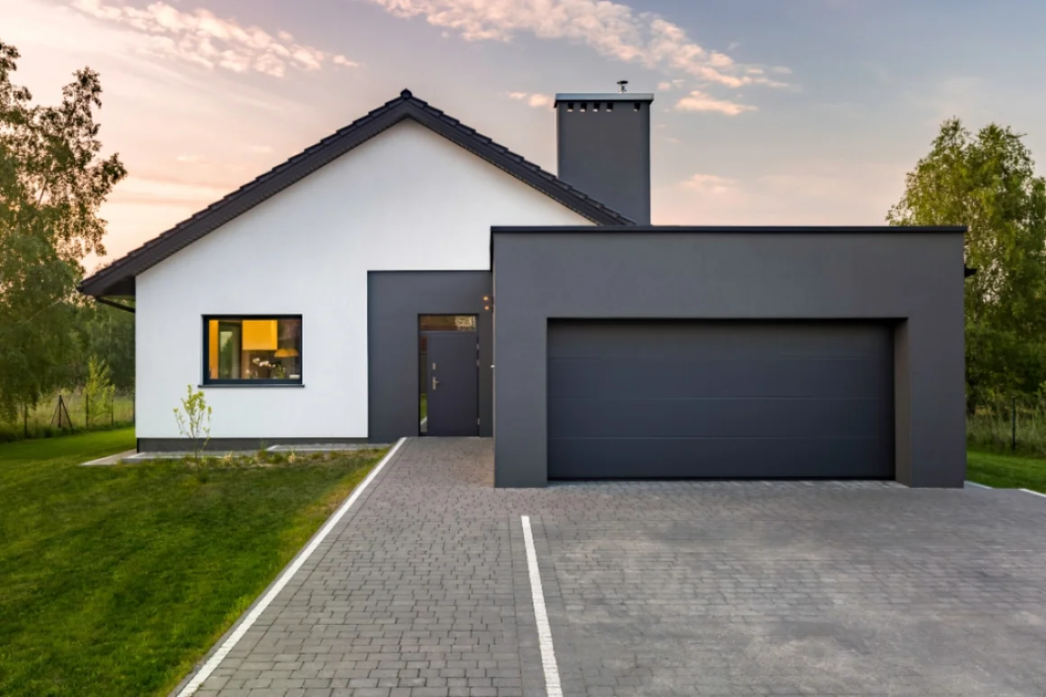 Modernes Haus mit Garage