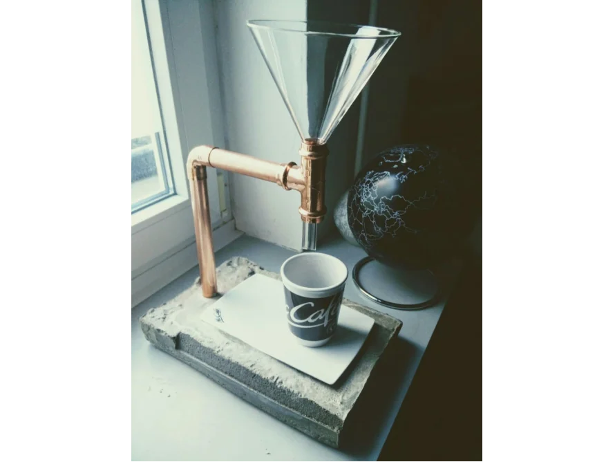 Mit Beton & Kupfer zum stylischen Kaffee