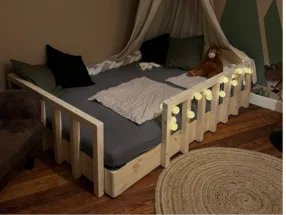 Kinderbett mit Rausfallschutz