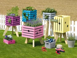 Pflanzkiste Hochsitz Ansicht