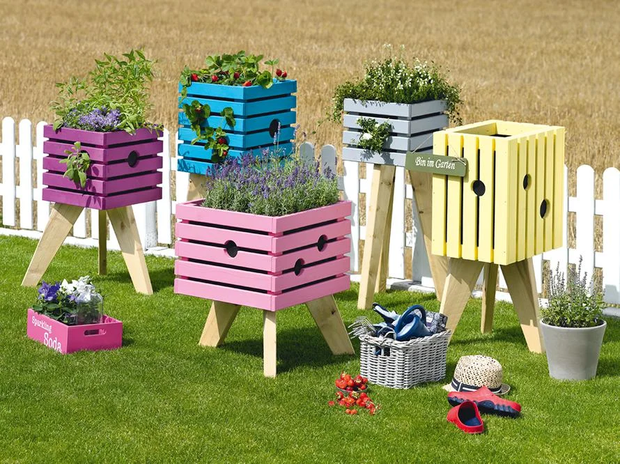 Pflanzkiste Hochsitz Ansicht
