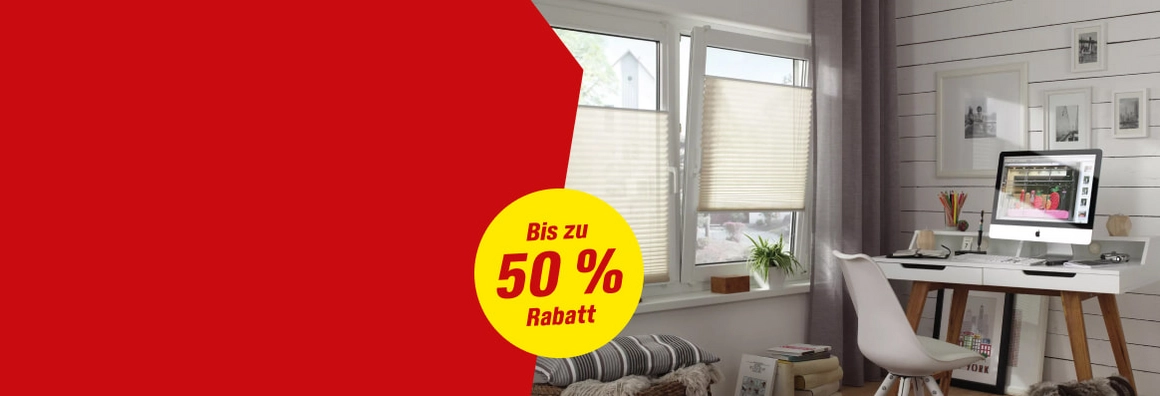 Bis zu 50% Rabatt