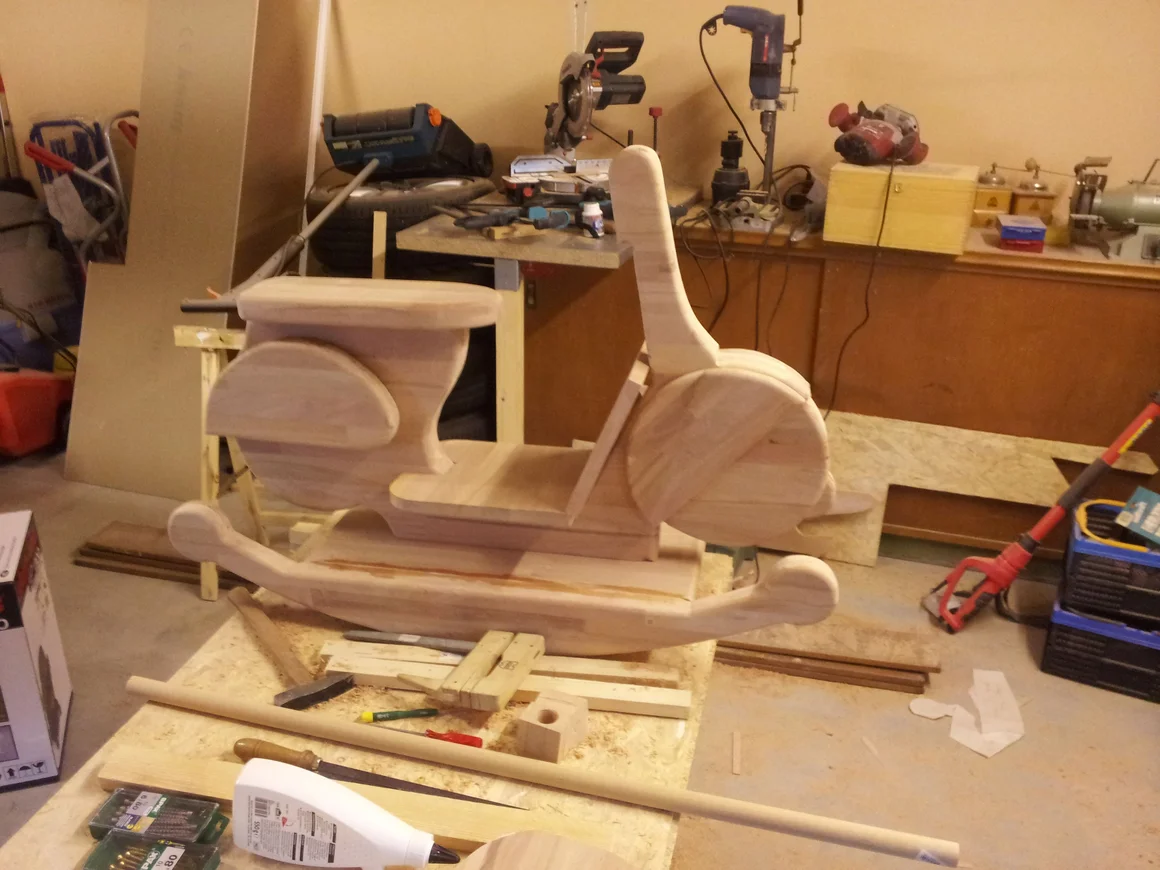 Holzroller in Werkstatt