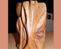 Skulptur aus Holz