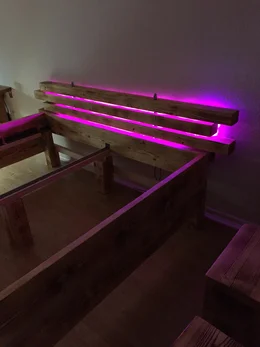 Selbst gebautes Bett