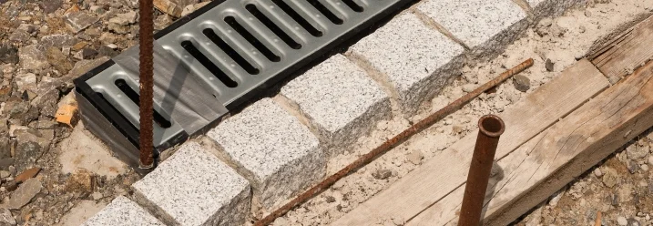 Einbau einer Regenrinne
