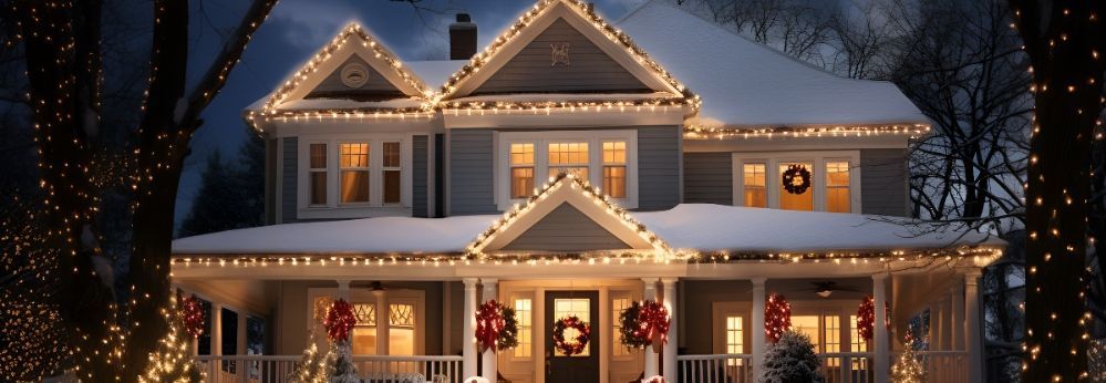 Ideen für Weihnachtsbeleuchtung außen am Haus
