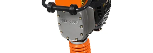 Orangefarbener Vibrationsstampfer